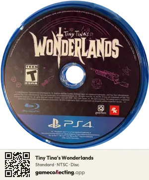 Tiny Tina's Wonderlands PlayStation 4, NTSC disc