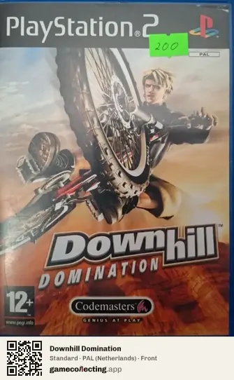 Downhill Domination PlayStation 2, Netherlands box front