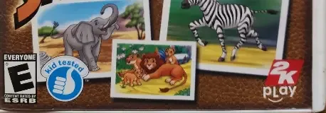 Go, Diego, Go! Safari Rescue, the ESRB box on its front