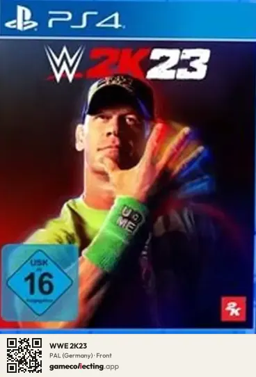 WWE 2K23 PlayStation 4, Germany box front