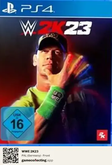 WWE 2K23 PlayStation 4, Germany box front