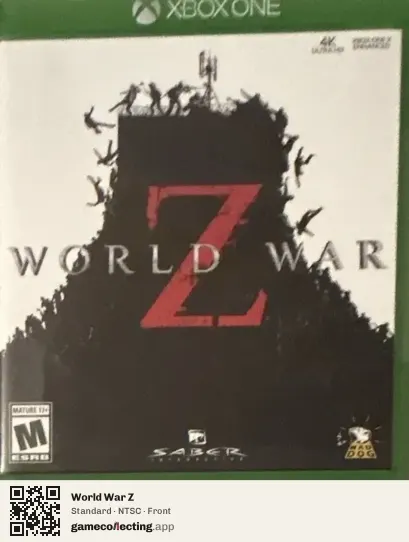 World War Z Xbox One, NTSC box front