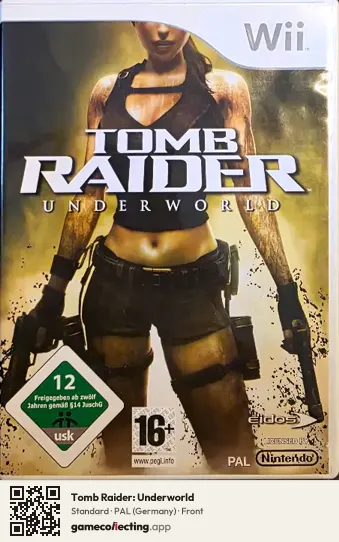 Tomb Raider: Underworld Nintendo Wii, Germany box front