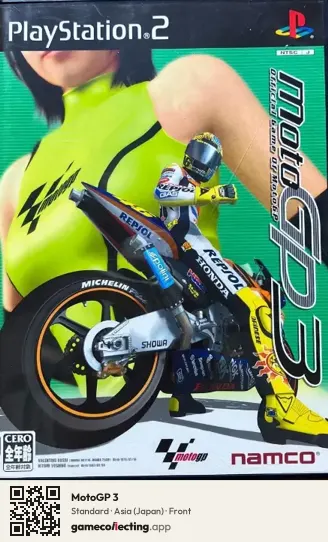 MotoGP 3 PlayStation 2, Asia box front