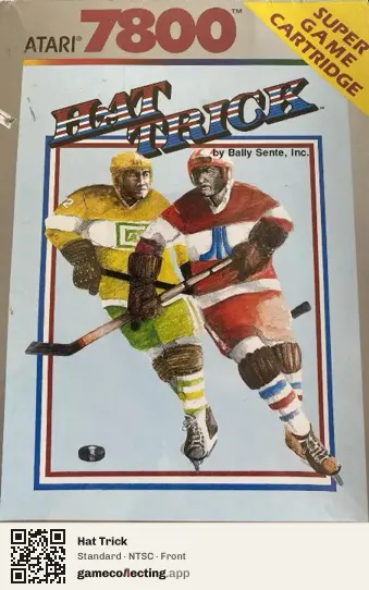 Hat Trick Atari 7800, NTSC box front