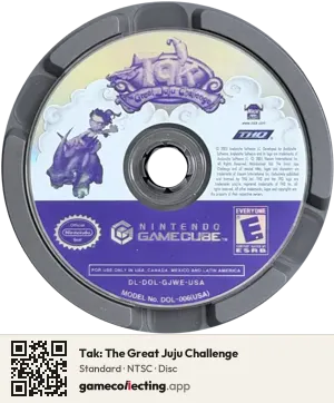 Tak: The Great Juju Challenge Nintendo GameCube, NTSC disc