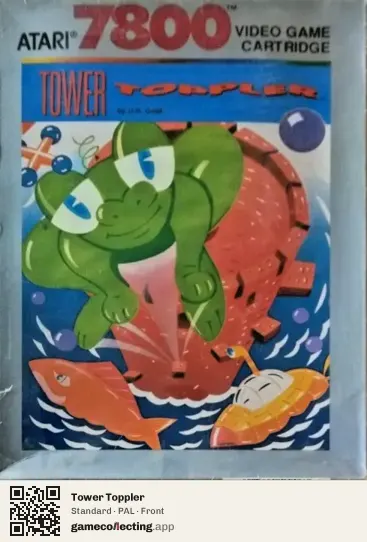 Tower Toppler Atari 7800, PAL box front
