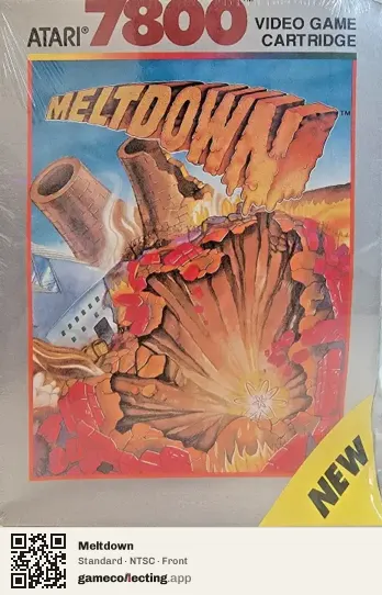 Meltdown Atari 7800, NTSC box front