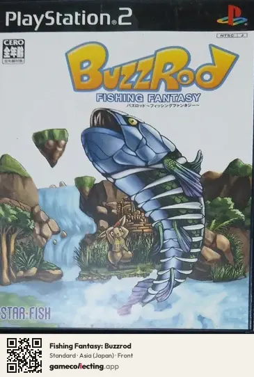 Fishing Fantasy: Buzzrod PlayStation 2, Asia box front