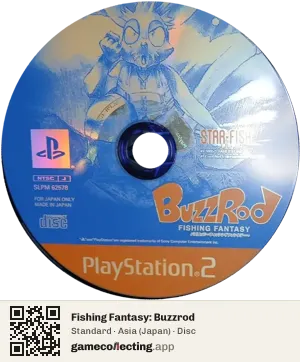 Fishing Fantasy: Buzzrod PlayStation 2, Asia disc
