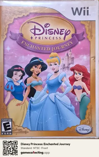 Disney Princess: Enchanted Journey Nintendo Wii, NTSC box front