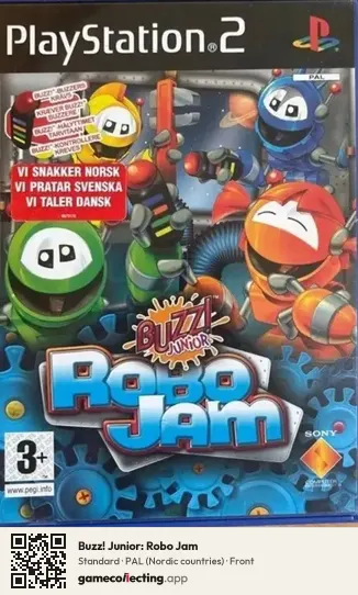 Buzz! Junior: Robo Jam PlayStation 2, Nordic countries box front