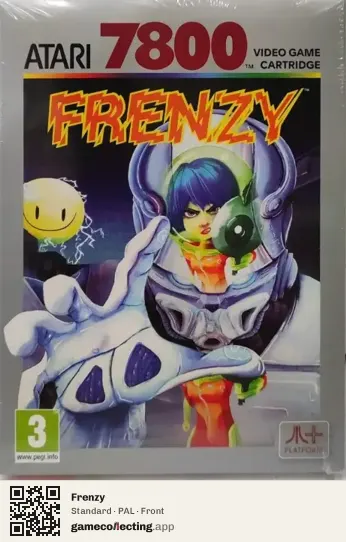 Frenzy Atari 7800, PAL box front