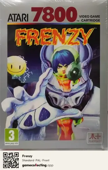 Frenzy Atari 7800, PAL box front