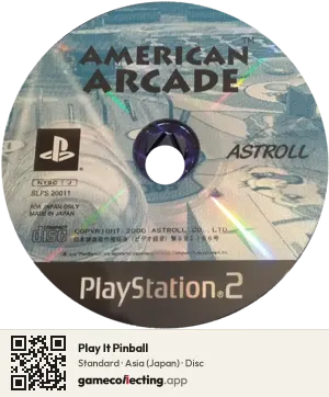 Play It Pinball PlayStation 2, Asia disc