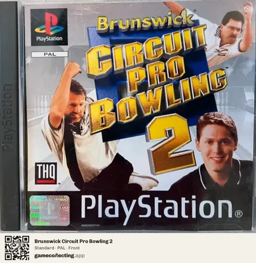 Brunswick Circuit Pro Bowling 2 PlayStation, PAL box front