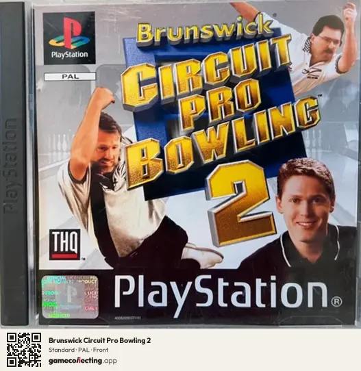 Brunswick Circuit Pro Bowling 2 PlayStation, PAL box front