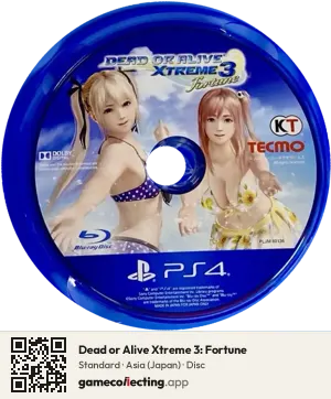 Dead or Alive Xtreme 3: Fortune PlayStation 4, Asia disc