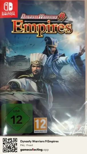 Dynasty Warriors 9 Empires Nintendo Switch, PAL box front