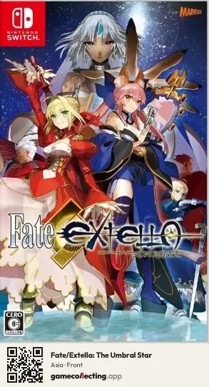 Fate/Extella: The Umbral Star Nintendo Switch, Asia box front