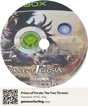 Prince of Persia: The Two Thrones Xbox, NTSC disc