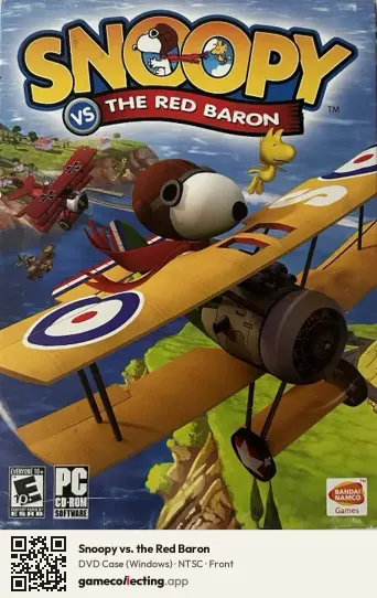Snoopy vs. the Red Baron Computer, NTSC box front
