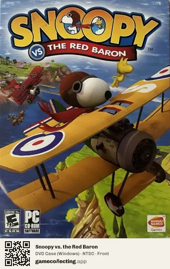Snoopy vs. the Red Baron Computer, NTSC box front