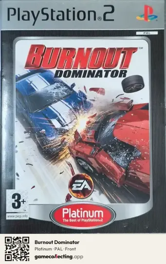 Burnout Dominator PlayStation 2, PAL box front