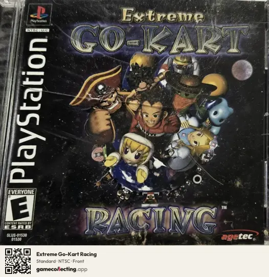 Extreme Go-Kart Racing PlayStation, NTSC box front