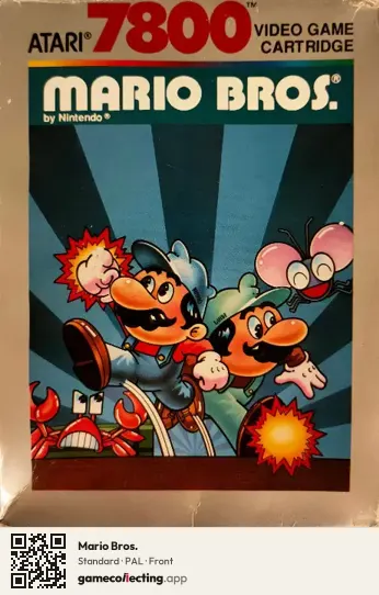 Mario Bros. Atari 7800, PAL box front