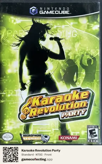 Karaoke Revolution Party Nintendo GameCube, NTSC box front