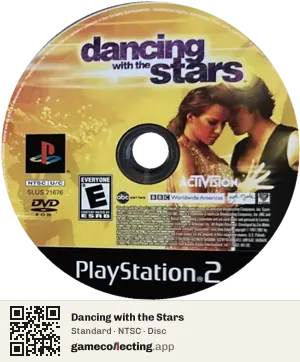 Dancing with the Stars PlayStation 2, NTSC disc