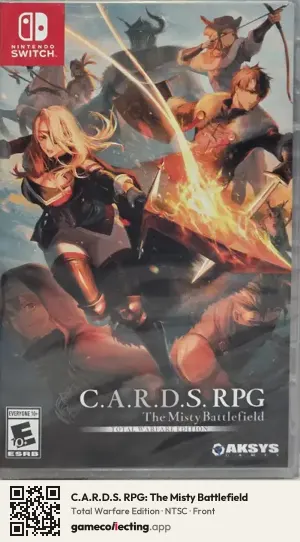 C.A.R.D.S. RPG: The Misty Battlefield Nintendo Switch, NTSC box front