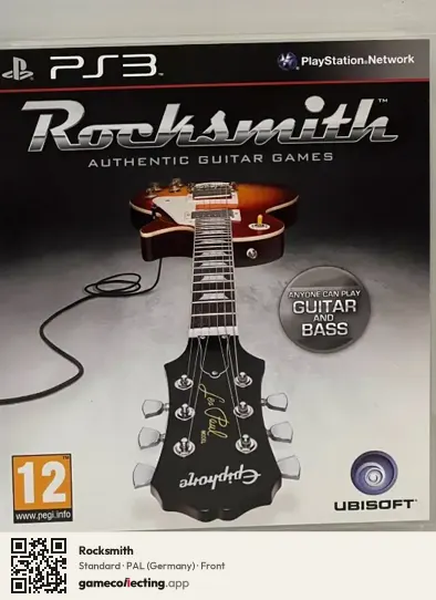 Rocksmith PlayStation 3, Germany box front