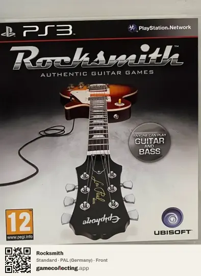 Rocksmith PlayStation 3, Germany box front