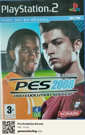 Pro Evolution Soccer PlayStation 2, PAL box front