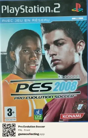 Pro Evolution Soccer PlayStation 2, PAL box front