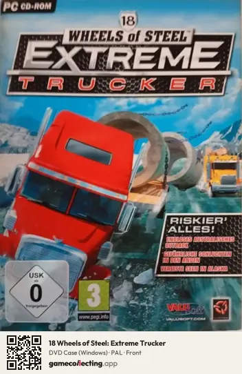 18 Wheels of Steel: Extreme Trucker Computer, PAL box front