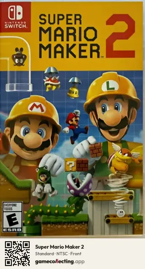 Super Mario Maker 2 Nintendo Switch, NTSC box front