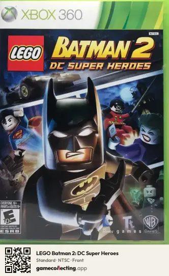 LEGO Batman 2: DC Super Heroes Xbox 360, NTSC box front
