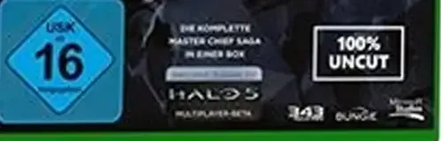 Halo: The Master Chief Collection, the USK square on its front