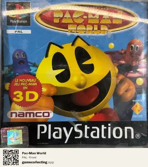 Pac-Man World PlayStation, PAL box front