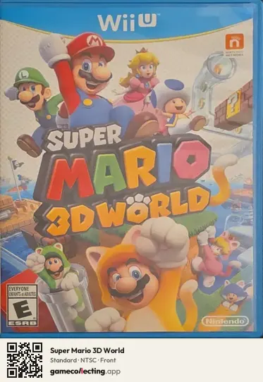 Super Mario 3D World Nintendo Wii U, NTSC box front