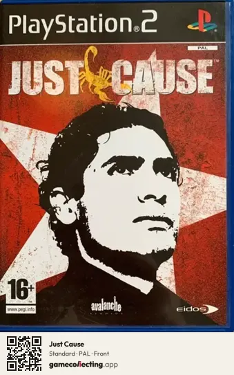 Just Cause PlayStation 2, PAL box front