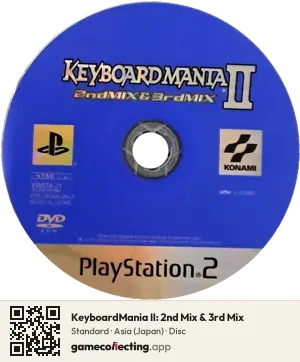 KeyboardMania II: 2nd Mix & 3rd Mix PlayStation 2, Asia disc