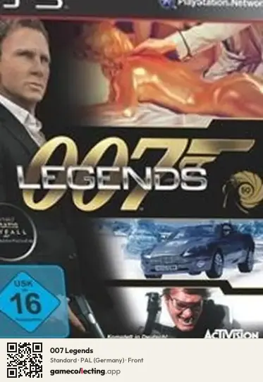 007 Legends PlayStation 3, Germany box front
