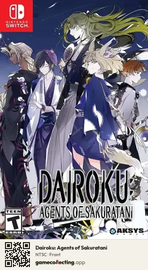 Dairoku: Agents of Sakuratani Nintendo Switch, NTSC box front