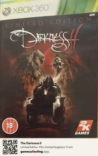 The Darkness II Xbox 360, United Kingdom box front