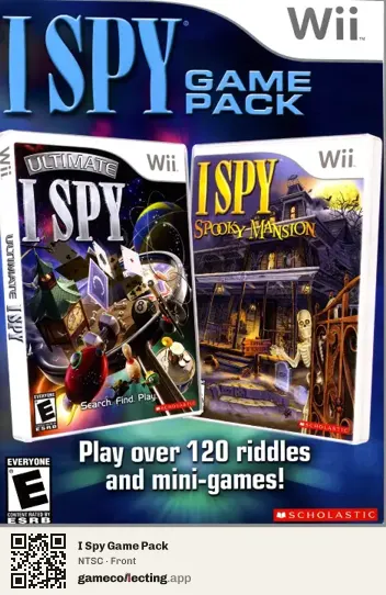 I Spy Game Pack Nintendo Wii, NTSC box front