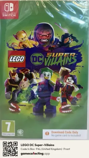 LEGO DC Super-Villains Nintendo Switch, United Kingdom box front